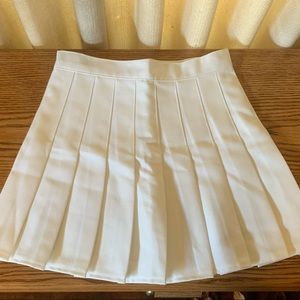 American Apparel Tennis Skirt - White